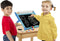 Melissa & Doug - Houten Teken Ezel - Dubbelzijdig met schoolbord en dry-erasebord - Inclusief papierrol en accessoires