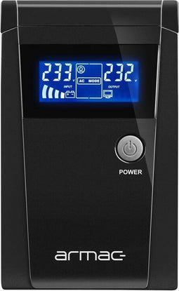 Armac O/650F/LCD - UPS 650VA - Ingangsvoltage 145-290V - Uitgangsvoltage 195V