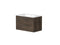 Kame Gama Badmeubelset - Brown Oak - Inclusief Spiegel - 80 cm