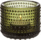 Iittala Kastehelmi Theelichthouder / Kaarshouder / Waxinelichthouder Glas - Sfeerlicht - Mosgroen - 64mm - 1 Stuk