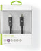 Nedis USB-C Kabel - USB 3.2 Gen 1 - 100 W - 5 Gbps - 2 m - Zwart