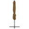 vidaXL - Parasol - met - draagbare - voet - taupe