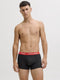 JACK&JONES JACHUEY TRUNKS - Heren Onderbroek - 5-pack - Zwart met blauw (5 stuks)