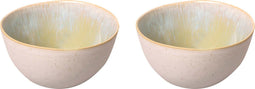 Palmer Schaal Light Blue Sea 15 cm 80 cl Wit Blauw Stoneware 2 stuks
