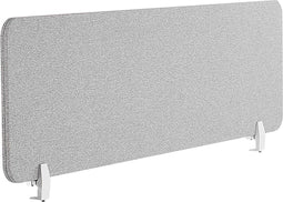 Beliani WALLY - Bureauscherm - Grijs - Kunststof