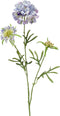 Emerald Kunstbloemen Zijden Bloemen Scabiosa Lavender Blauw Paars 75 cm 425163