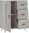 vidaXL - Dressoir - 69,5x34x90 - cm - bewerkt - hout - grijs - sonoma - eikenkleurig
