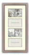 ZEP - Houten Multi fotolijst met passepartout Regent 2 Taupe formaat 4x10x15 (26x53) - V34102