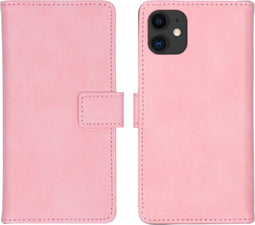 iMoshion Hoesje Geschikt voor iPhone 11 Hoesje Met Pasjeshouder - iMoshion Luxe Bookcase - Roze