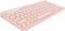 Logitech K380 - Draadloos Toetsenbord - Multi-Device - Azerty FR - Roze
