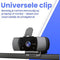 Nince Webcam - Full HD 1080P - USB Webcam - Ingebouwde Microfoon - Zwart