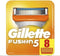 Gillette Fusion 5 - Navulmesjes - 5 Antifrictiemesjes en Precisietrimmer - Oranje (8 stuks)