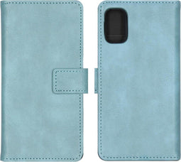 iMoshion Hoesje Geschikt voor Samsung Galaxy A41 Hoesje Met Pasjeshouder - iMoshion Luxe Bookcase - Lichtblauw