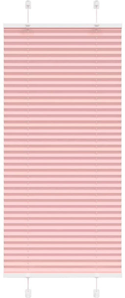 vidaXL - Plissé - rolgordijn - 55x150 - cm - stofbreedte - 54,4 - cm - polyester - roze