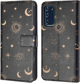 iMoshion Hoesje Geschikt voor Samsung Galaxy S20 FE Hoesje Met Pasjeshouder - iMoshion Design Bookcase smartphone - Zwart / Sky Black