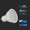 V-TAC VT-247 LED Spots - GU10 Lens 110° - Samsung - IP20 - 6 Watt - 445 Lumen - 6500K - 5 Jaar