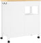 vidaXL - Keukentrolley - MONZA - 84x40x90 - cm - massief - grenenhout