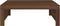 vidaXL - Salontafel - 100x100x35 - cm - bewerkt - hout - bruin - eikenkleur