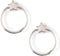 Orelia - Oorringen - Sterretje 0,5cm met ring 1,5cm - Zilverkleurig