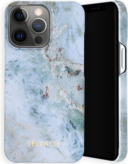 Selencia Hoesje Geschikt voor iPhone 13 Pro Hoesje - Selencia Maya Fashion Backcover - blauw