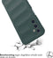 imoshion Hoesje - Geschikt voor Samsung Galaxy A14 (5G) / A14 (4G) - EasyGrip Backcover - Donkergroen