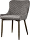 SIDD Oledo sidechair - fabric Bluvel 14 grey