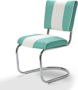 Bel Air Retro Eetkamerstoel CO-27 Turquoise