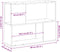 vidaXL - Witte - TV-kast - 80x24x63 - cm - van - Bewerkt - Hout