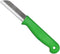 W-Selected Aardappelmesje met Gat - RVS - 6 cm - Groen Heft - Vaatwasserbestendig