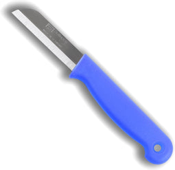 W-selected Aardappelmesje - Schilmesje met gat RVS 6 cm Blauw Solinger kwaliteit