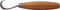 W-Selected Boomchirurgenmes met Cilindervormig Houten Heft - 16 cm