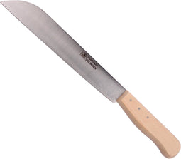 W-Selected Groentemes met Ergonomisch Roodbeuken Heft - Carbon Lemmet - 23 cm