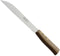 W-Selected Groentemes met Gegolfd Carbon Lemmet - 21 cm - Beukenhouten Heft