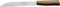 W-Selected Groentemes met Gegolfd Carbon Lemmet - 21 cm - Beukenhouten Heft