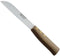 W-Selected Groentemes met Golfpatroon - Carbon - 18,5 cm Lemmet - Bruin Heft