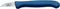 W-Selected Haringkaakmesje RVS 4 cm - Ideaal voor Visliefhebbers - Blauw Kunststof Heft