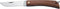 W-Selected Italiaans handgemaakt zakmes met elegante houten heft en praktische ring - 21,5 cm