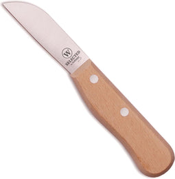 W-Selected Kool/Broodmes met Carbon Lemmet en Beukenhouten Handvat - 8.5cm