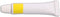 W-selected Scheermesriempasta - Geel - Tube - 18 cm - Voor Wetten en Polijsten