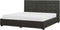 ROCHELLE - Bed opbergruimte - Donkergrijs - 180 x 200 cm - Polyester