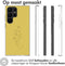 iMoshion Hoesje Geschikt voor Samsung Galaxy S23 Ultra Hoesje Siliconen - iMoshion Design hoesje - Groen / Floral Lime
