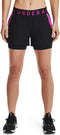 Under Armour Play Up 2-in-1 Shorts Dames Sportbroek - Zwart - Maat S