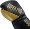 Super Pro Combat Gear ACE - Kickbokshandschoenen - PU met klittenbandsluiting - Zwart/Goud 12oz