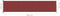 vidaXL - Tuinscherm - uittrekbaar - 117x500 - cm - rood