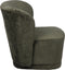 Fauteuil Claire - Vintage Groen Stof - Donkergroen - Comfortabele Fauteuil