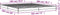 vidaXL - Bedframe - bewerkt - hout - metaal - bruin - eikenkleur - 180x200 - cm
