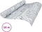 vidaXL - Vliesbehang - 3D - steen-look - 10x0,53 - m - lichtgrijs
