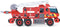 Meccano Junior - Rescue brandweerwagen - S.T.E.A.M. bouwpakket met bewegende ladder en geluiden (150 onderdelen)