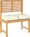 vidaXL - Ligbedkussens - voor - Zitplaats - 2 - stuks - Crème - 40x40x8 - cm - Oxford - Stof