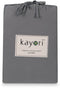Kayori Kiyo - Hoeslaken Tencel - 180x200cm - Matrasdikte 40cm - Verkoelend - Antracite